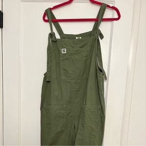 LUCY & YAK overall dungarees size 10 US / 14 UK green